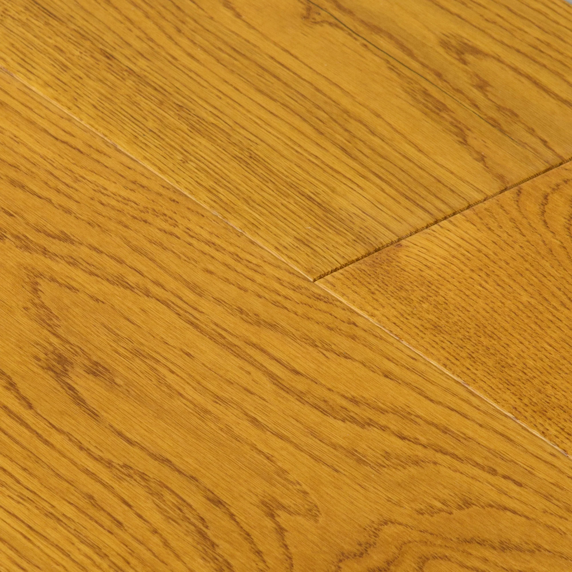 Golden Oak - 14mm Wide UV Lacquered Engineered Real Wood Flooring - Image 3